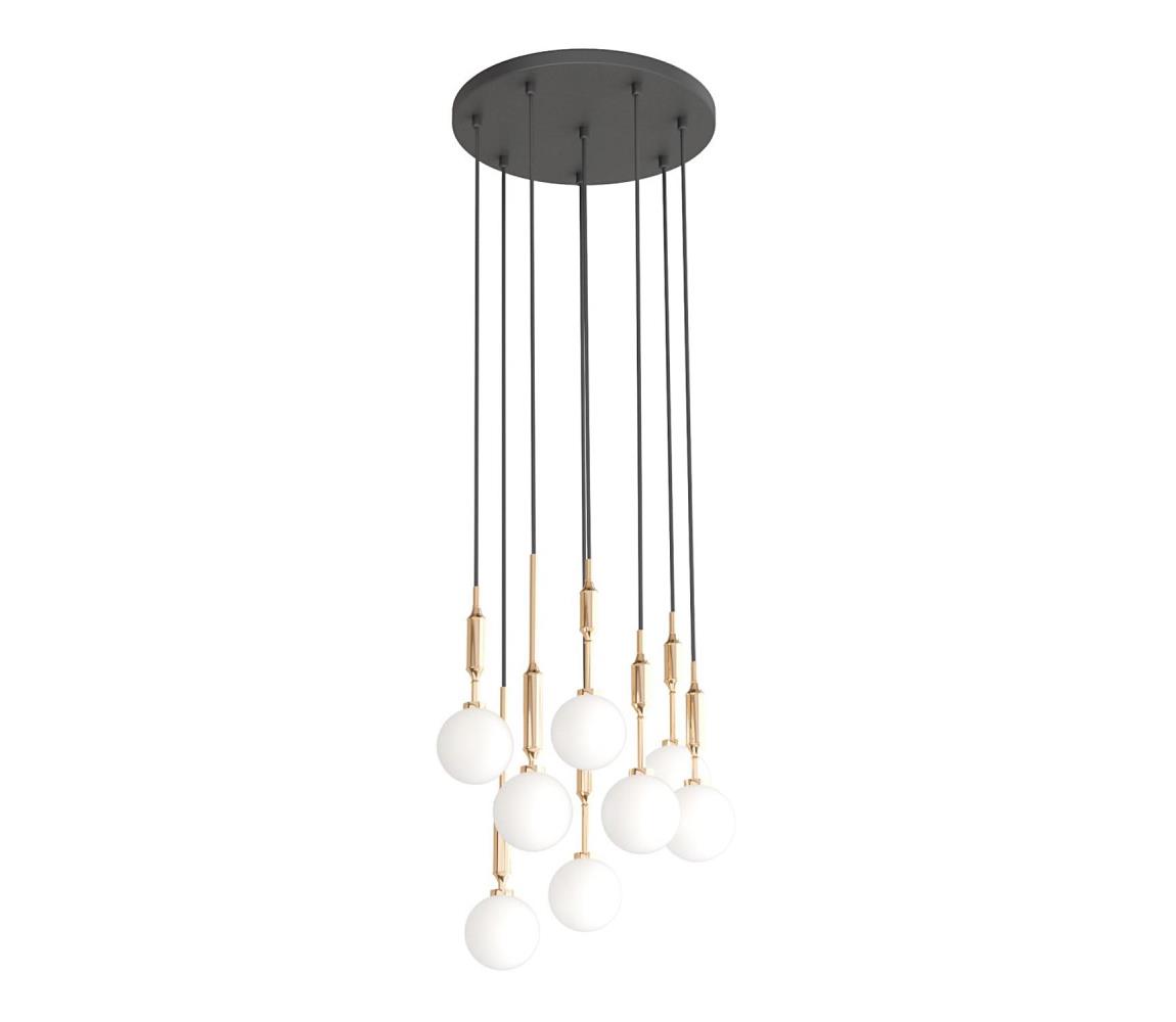 Open Design OR85334 - Lustr na lanku ERO 8xG9/8W/230V zlatá OR85334