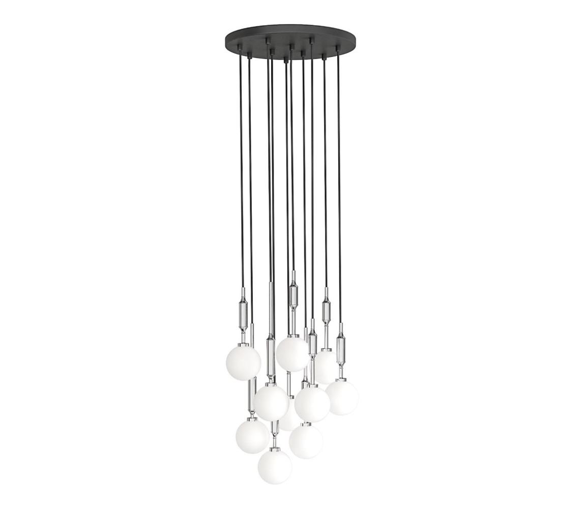 Open Design OR85358 - Lustr na lanku ERO 10xG9/8W/230V lesklý chrom OR85358
