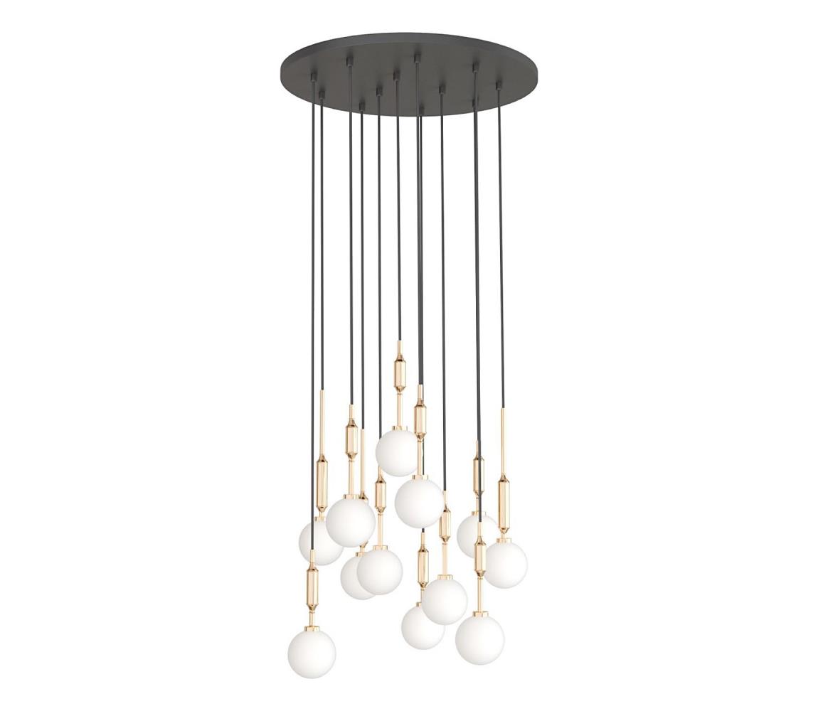 Open Design OR85396 - Lustr na lanku ERO 12xG9/8W/230V zlatá OR85396