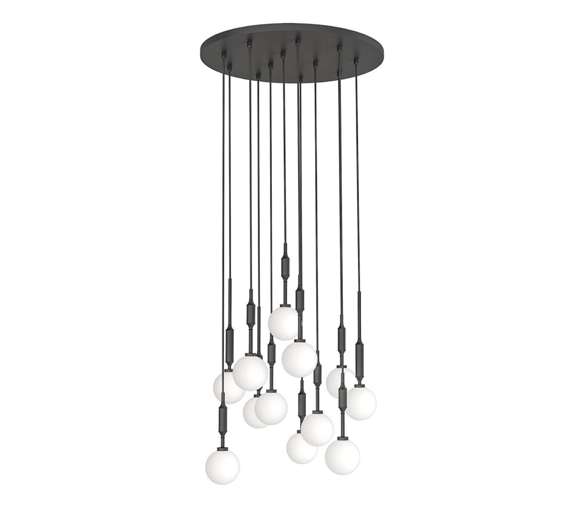 Open Design OR85402 - Lustr na lanku ERO 12xG9/8W/230V černá OR85402