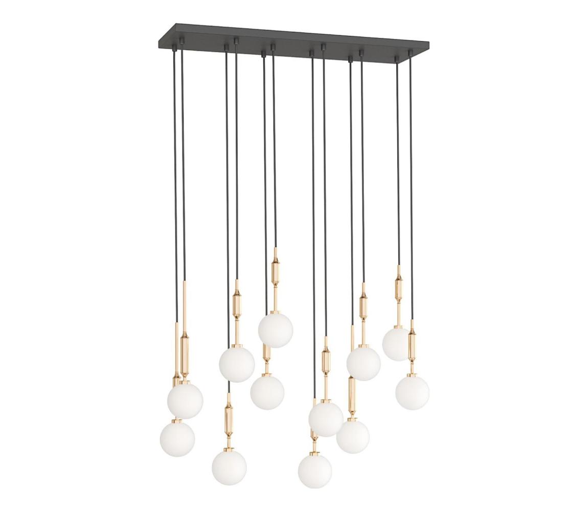 Open Design OR85457 - Lustr na lanku ERO 12xG9/8W/230V zlatá OR85457