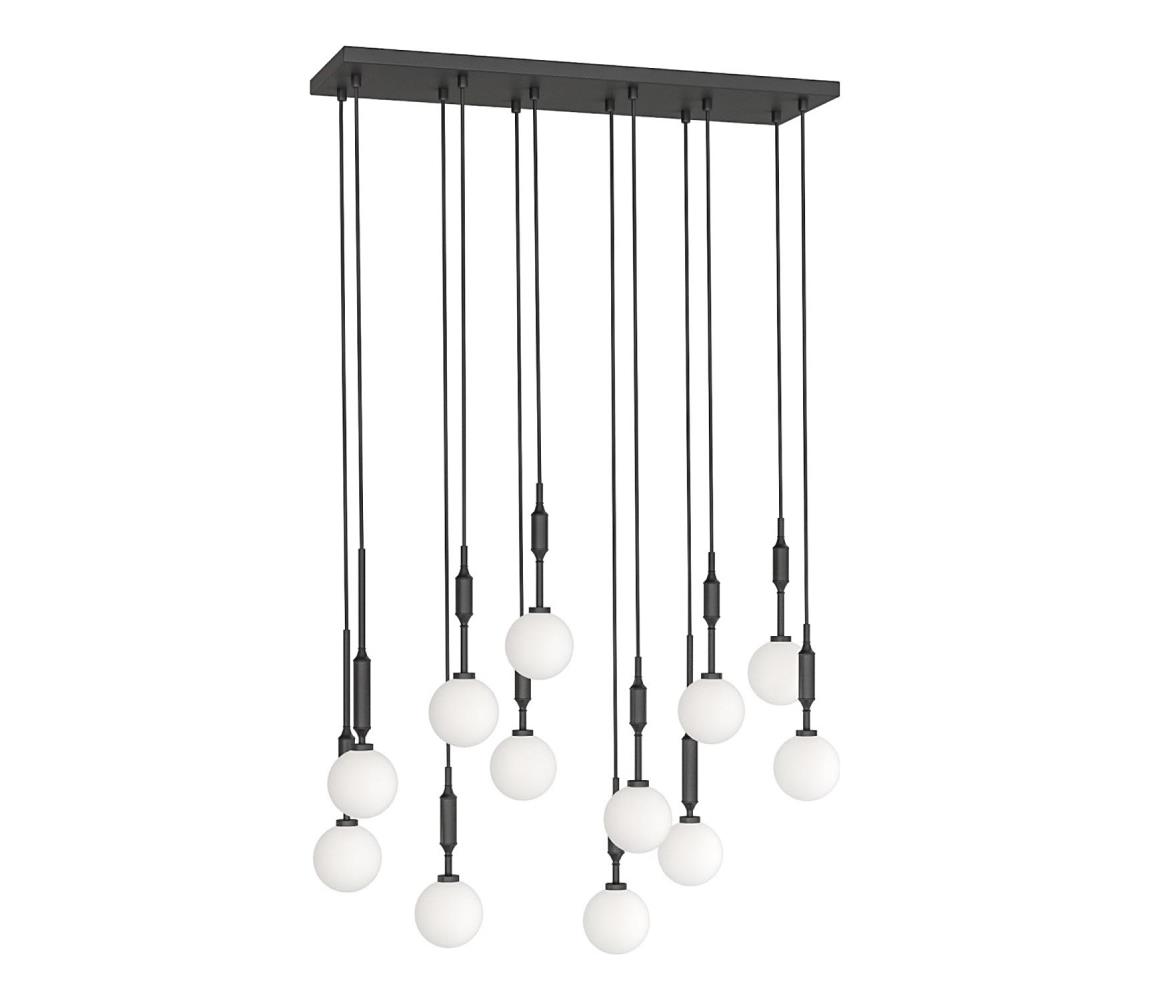 Open Design OR85464 - Lustr na lanku ERO 12xG9/8W/230V černá OR85464