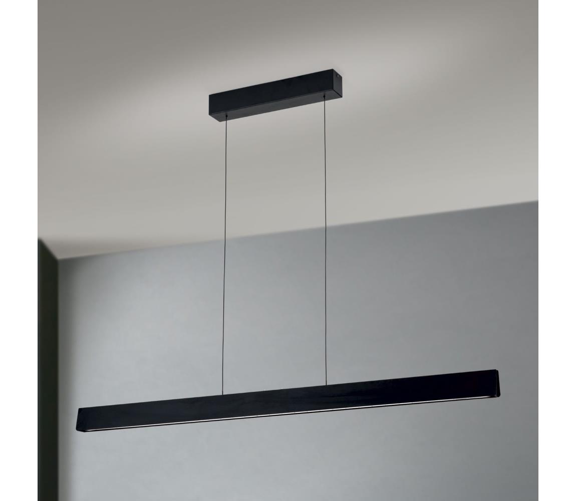 Orion HL 6-1716/120 - LED Stmívatelný lustr na lanku TARA LED/44W/230V černá HL 6-1716/120 schwarz