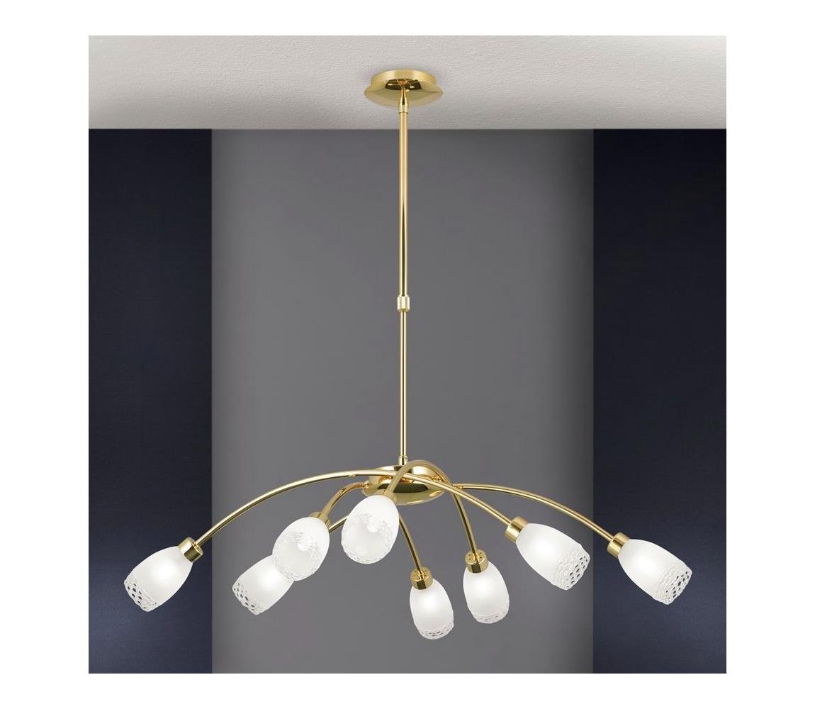 Orion - Lustr na tyči CARLA 8xG9/28W/230V zlatá LU 1672/8 MS