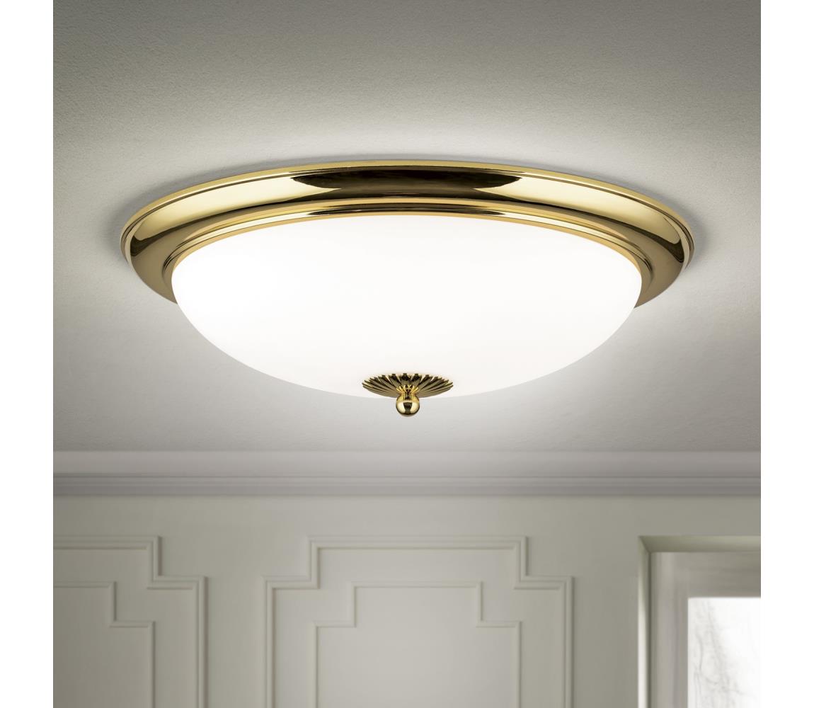 Orion - Stropní svítidlo EMPIRA 3xE27/40W/230V pr. 48 cm zlatá DL 7-792/47 gold