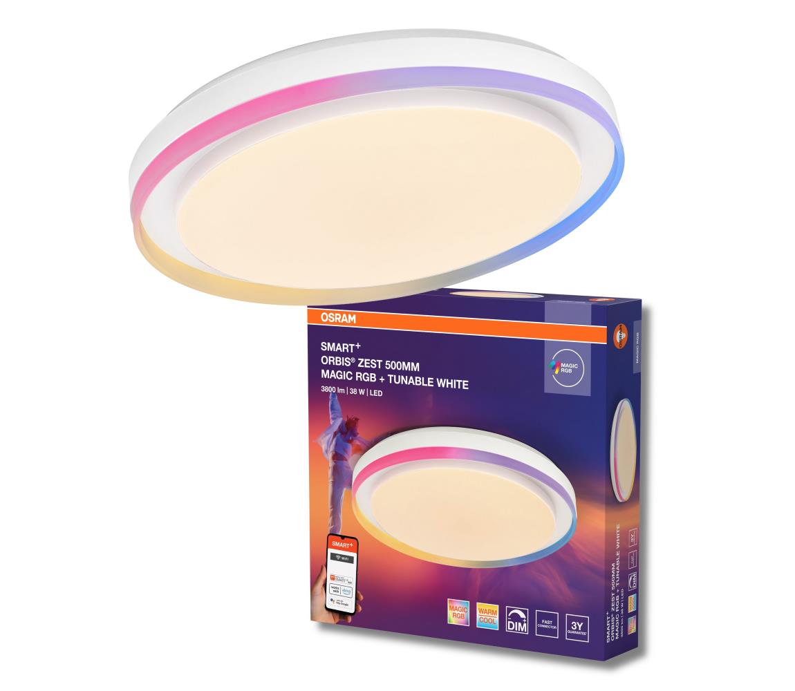 Osram - LED RGBW Stmívatelné stropní svítidlo SMART+ MAGIC LED/38W/230V Wi-Fi 4099854472374
