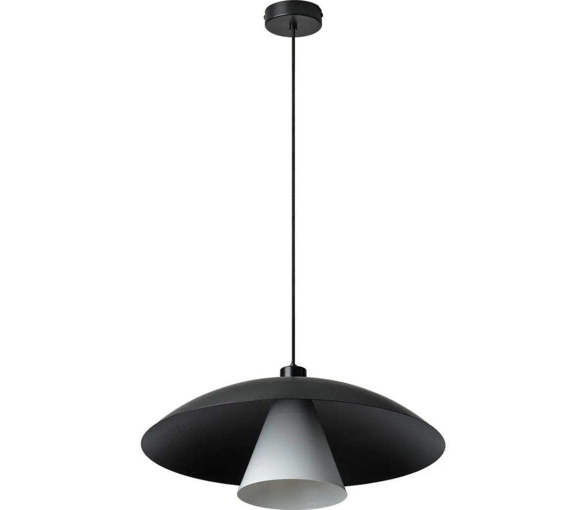 Osram - Lustr na lanku DECOR FLYING MUSHROOM 1xE27/25W/230V pr. 50 cm černá 4058075846968