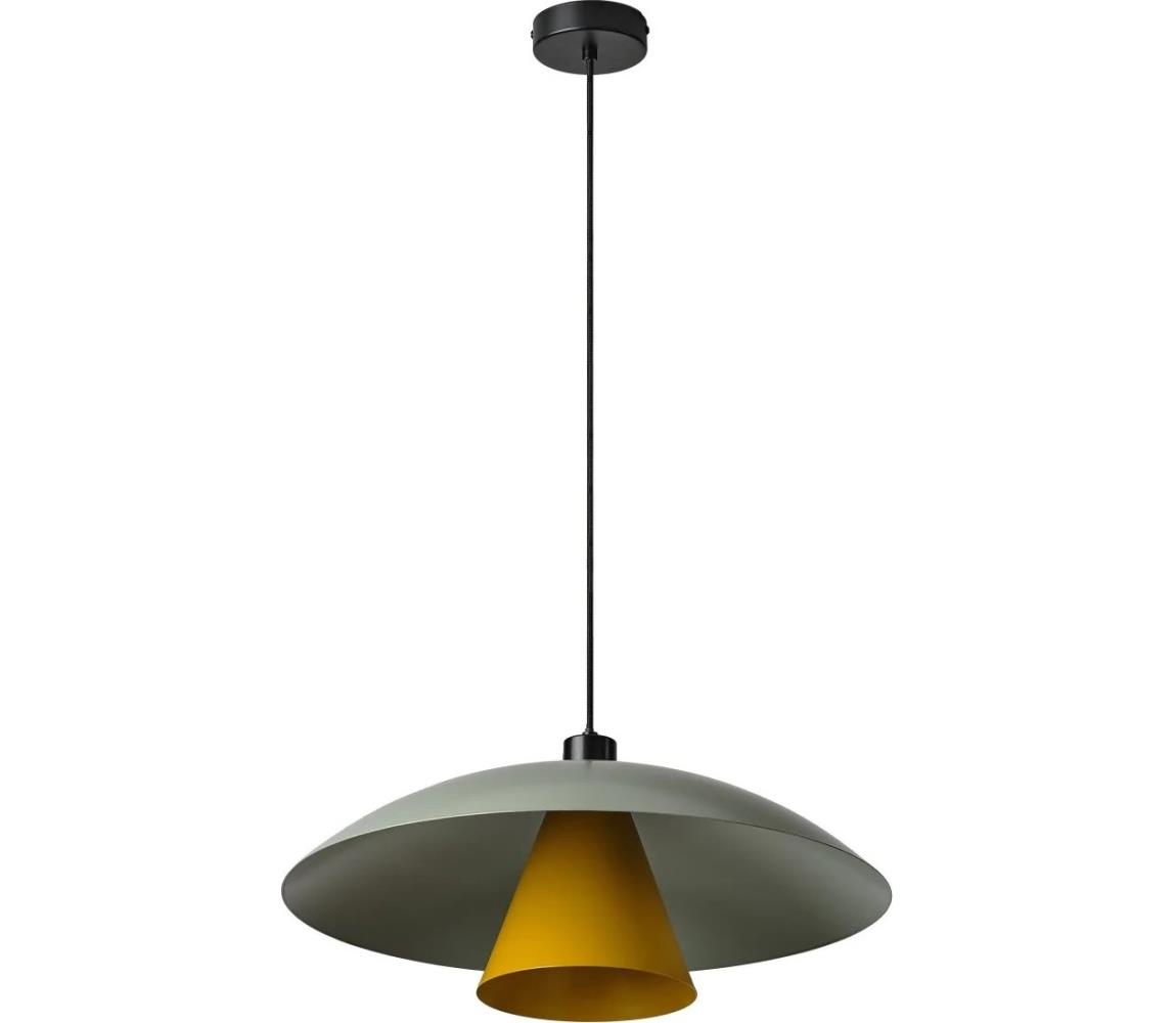 Osram - Lustr na lanku DECOR FLYING MUSHROOM 1xE27/25W/230V pr. 50 cm zelená 4058075846944
