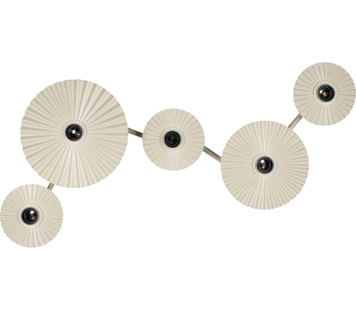 Osram - Nástěnné svítidlo PLISSEE 5xE27/15W/230V krémová 4058075851979