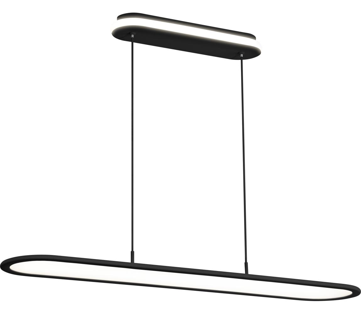 Osram-LED Stmívatelný lustr na lanku OFFICE LINE LED/57W/230V 4000K 100 cm černá 4099854464874