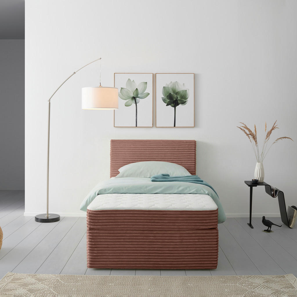 P & B AMERICKÁ POSTEL, 100/200 cm, starorůžová