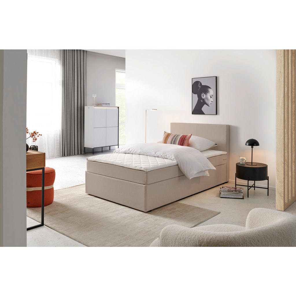 P & B AMERICKÁ POSTEL, 120/200 cm, pískové barvy 1