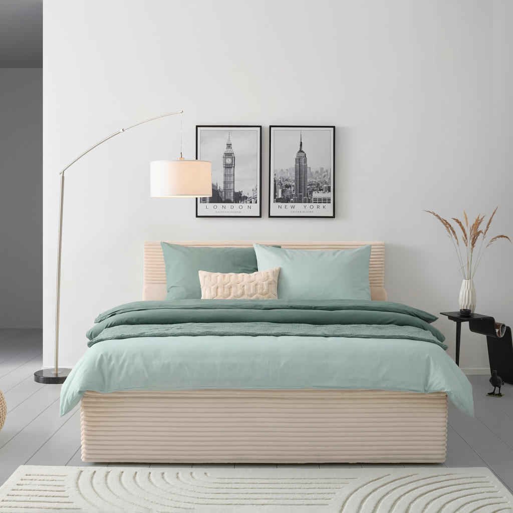 P & B AMERICKÁ POSTEL, 160/200 cm, béžová 1