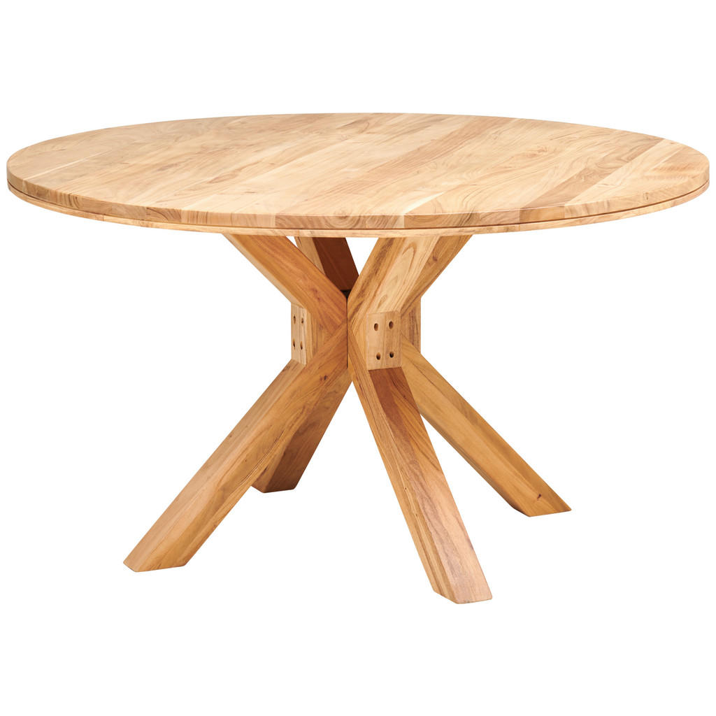 P & B JÍDELNÍ STŮL, akácie, barvy akácie, 140/140/76 cm