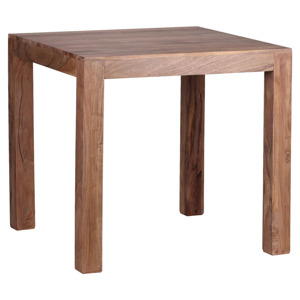 P & B JÍDELNÍ STŮL, akácie, barvy akácie, 80/76/80 cm
