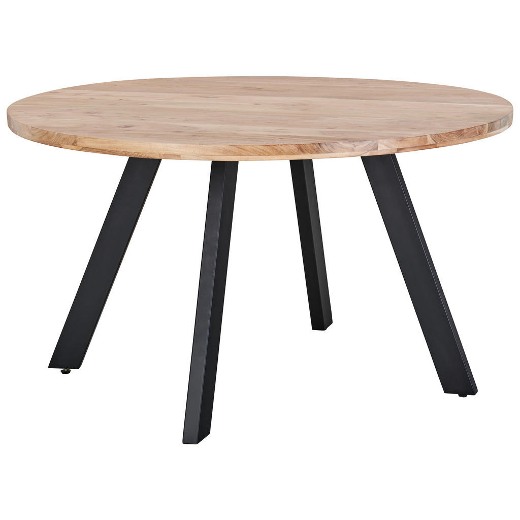 P & B JÍDELNÍ STŮL, akácie, přírodní barvy, 130/130/76 cm