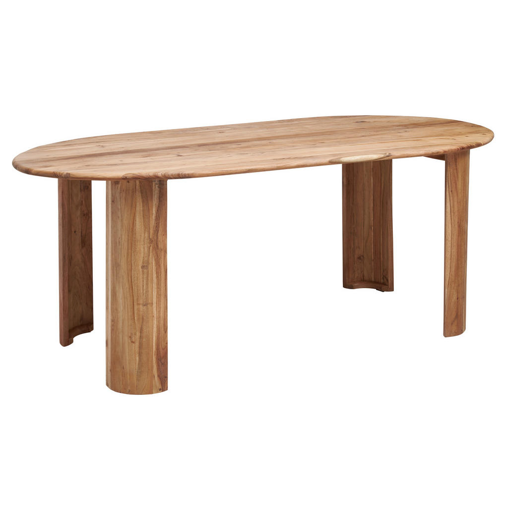 P & B JÍDELNÍ STŮL, akácie, přírodní barvy, 208/100/76 cm
