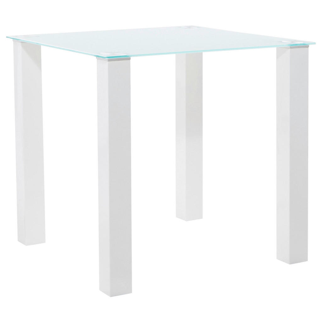 P & B JÍDELNÍ STŮL, bílá, 80/80/76 cm