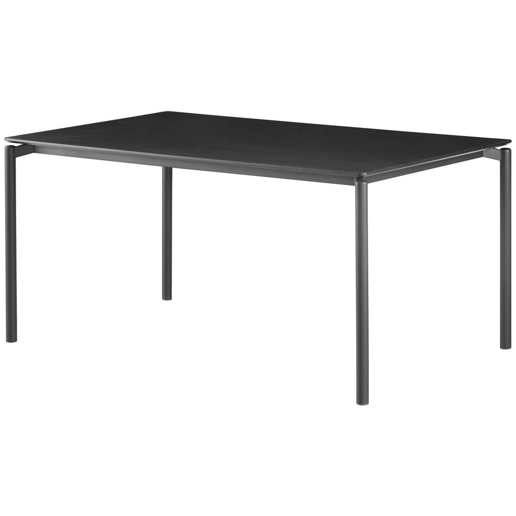 P & B JÍDELNÍ STŮL, černá, 160/90/76 cm