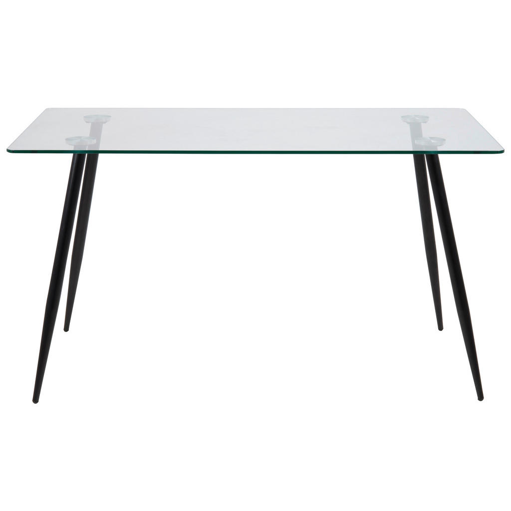 P & B JÍDELNÍ STŮL, čiré, 140/80/75 cm