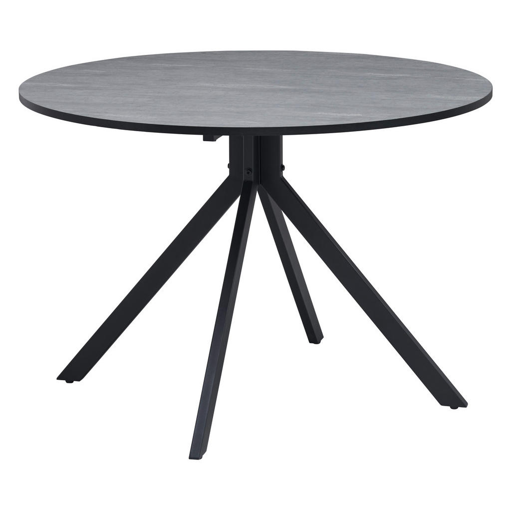 P & B JÍDELNÍ STŮL, šedá, 110/110/76 cm