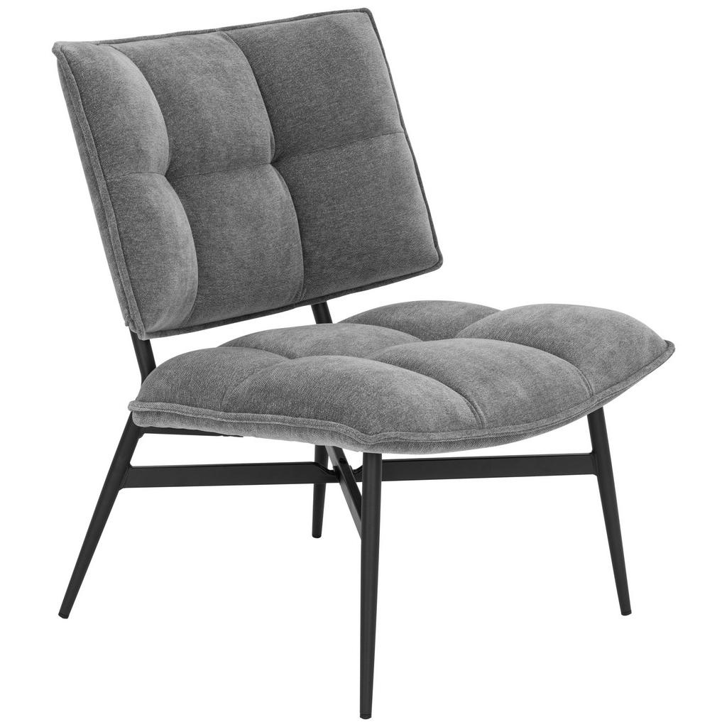 P & B KŘESLO, textil, šedá 1