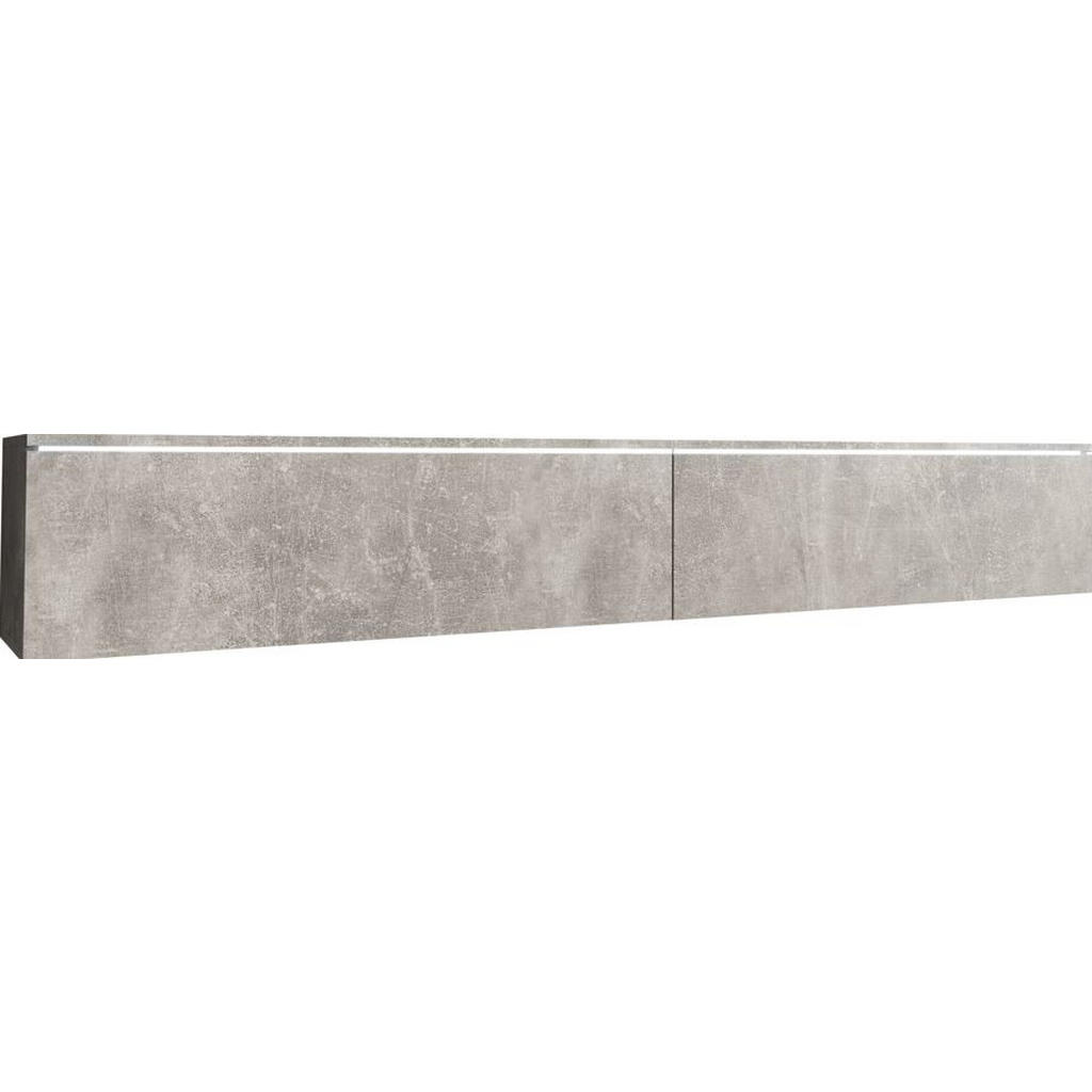 P & B NÍZKÁ KOMODA, šedá, 180/30/33 cm