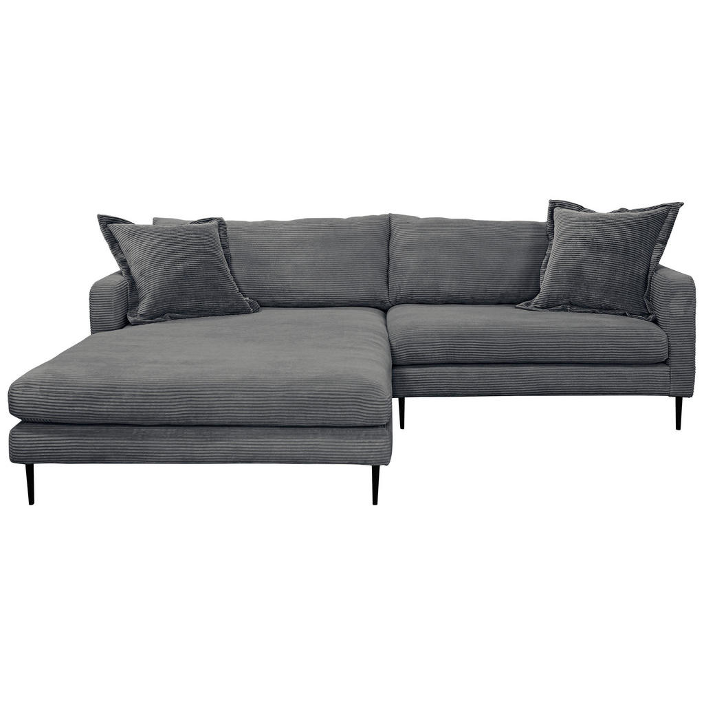 P & B ROHOVÁ SEDAČKA, textil, barvy grafitu 1