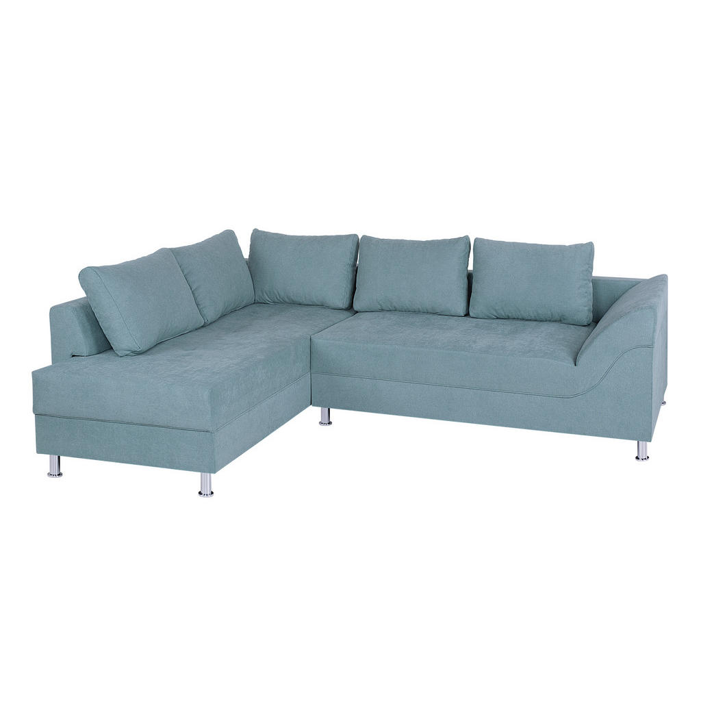 P & B ROHOVÁ SEDAČKA, textil, kompozitní dřevo, mátově zelená 1