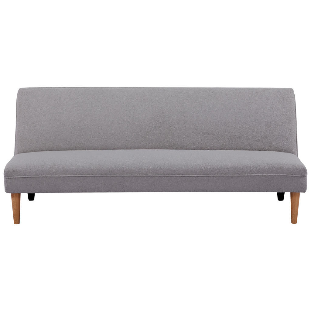 P & B ROZKLÁDACÍ POHOVKA, textil, šedá