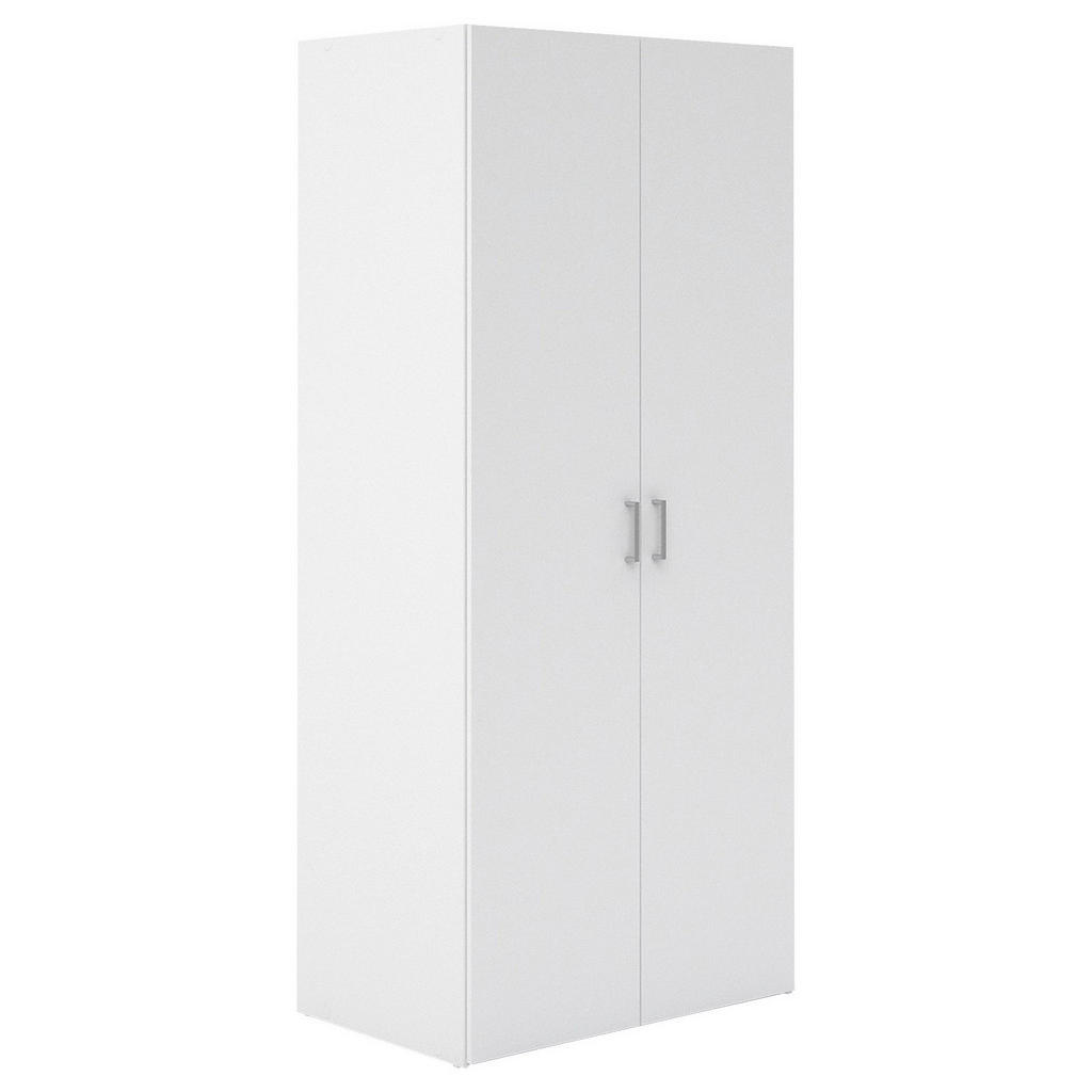 P & B ŠATNÍ SKŘÍŇ, bílá, 77,6/175,4/49,5 cm