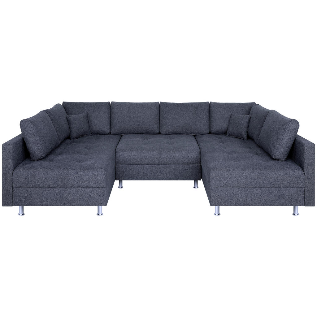 P & B SEDACÍ SOUPRAVA, textil, antracitová