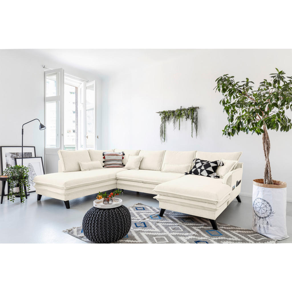 P & B SEDACÍ SOUPRAVA, textil, béžová 1