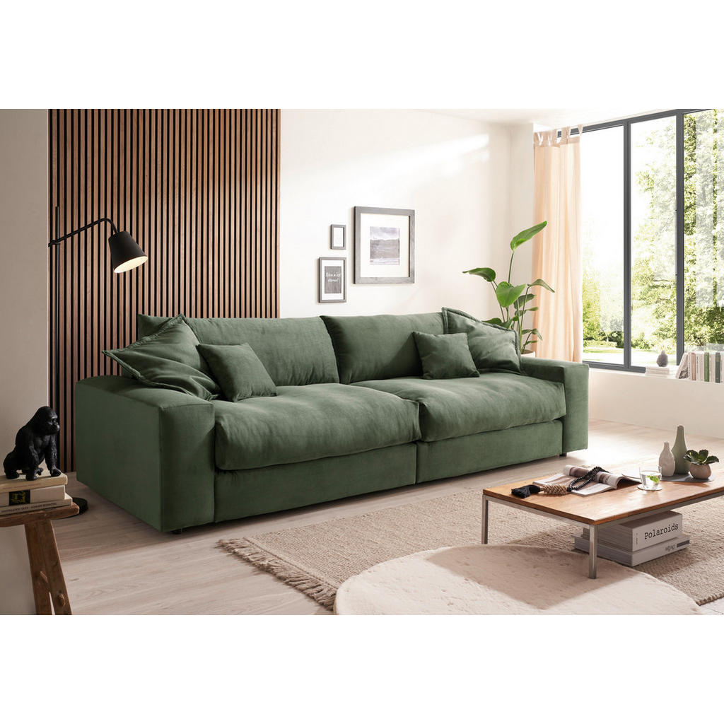 P & B TŘÍMÍSTNÁ POHOVKA, textil, zelená