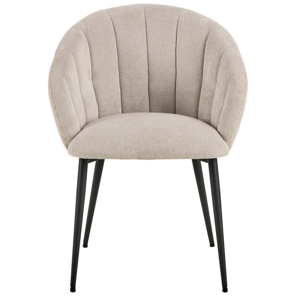 P & B ŽIDLE S PODRUČKAMI, ocel, černá, béžová