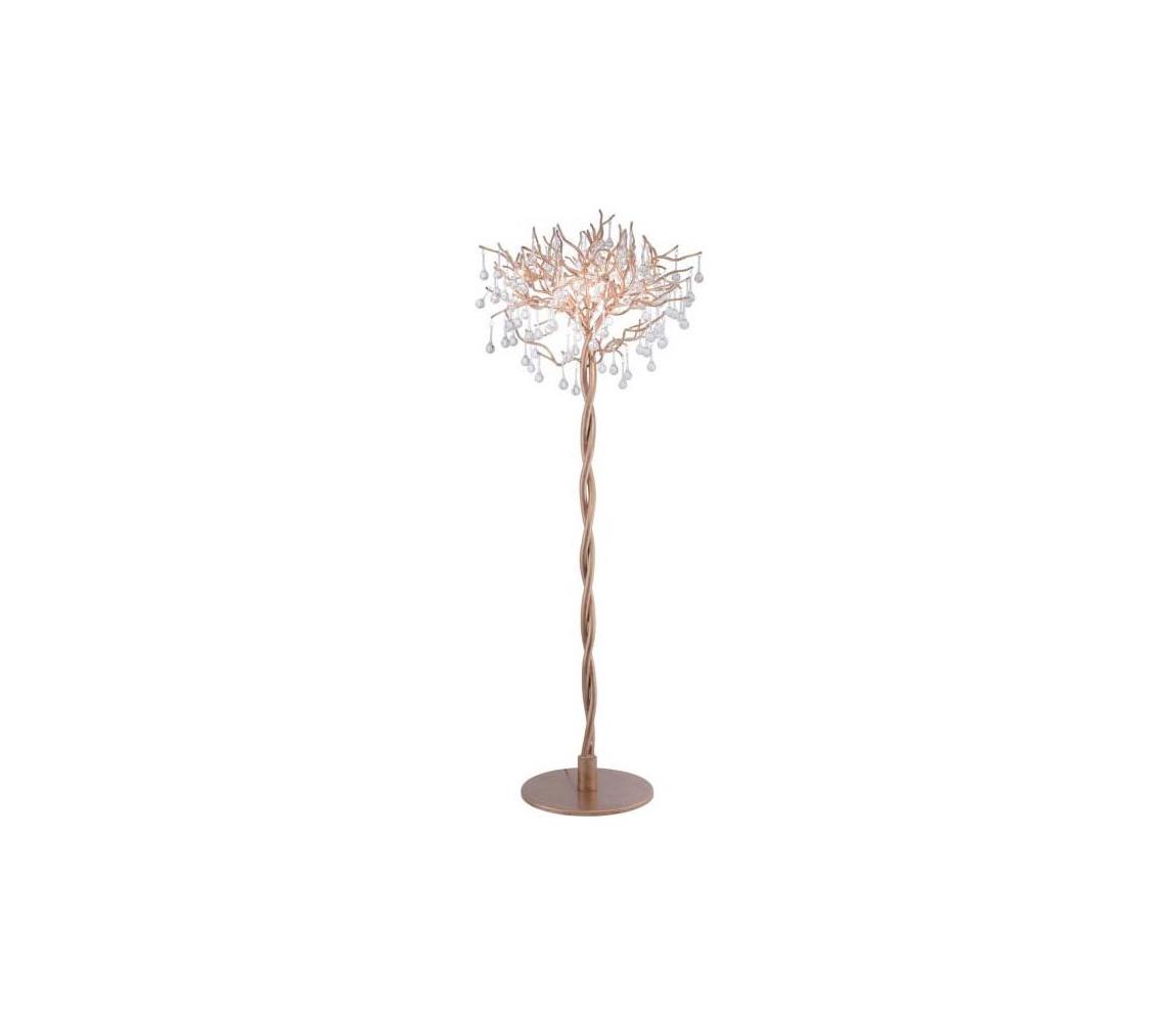 Paul Neuhaus 232-11 - Stojací lampa ICICLE 5xG9/40W/230V měděná 232-11