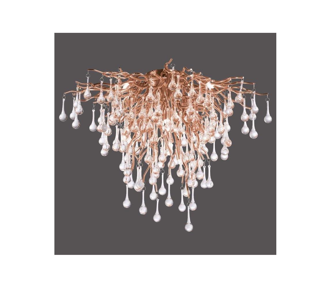 Paul Neuhaus 8091-11 - Přisazený lustr ICICLE 9xG9/40W/230V pr. 50 cm mosaz 8091-11
