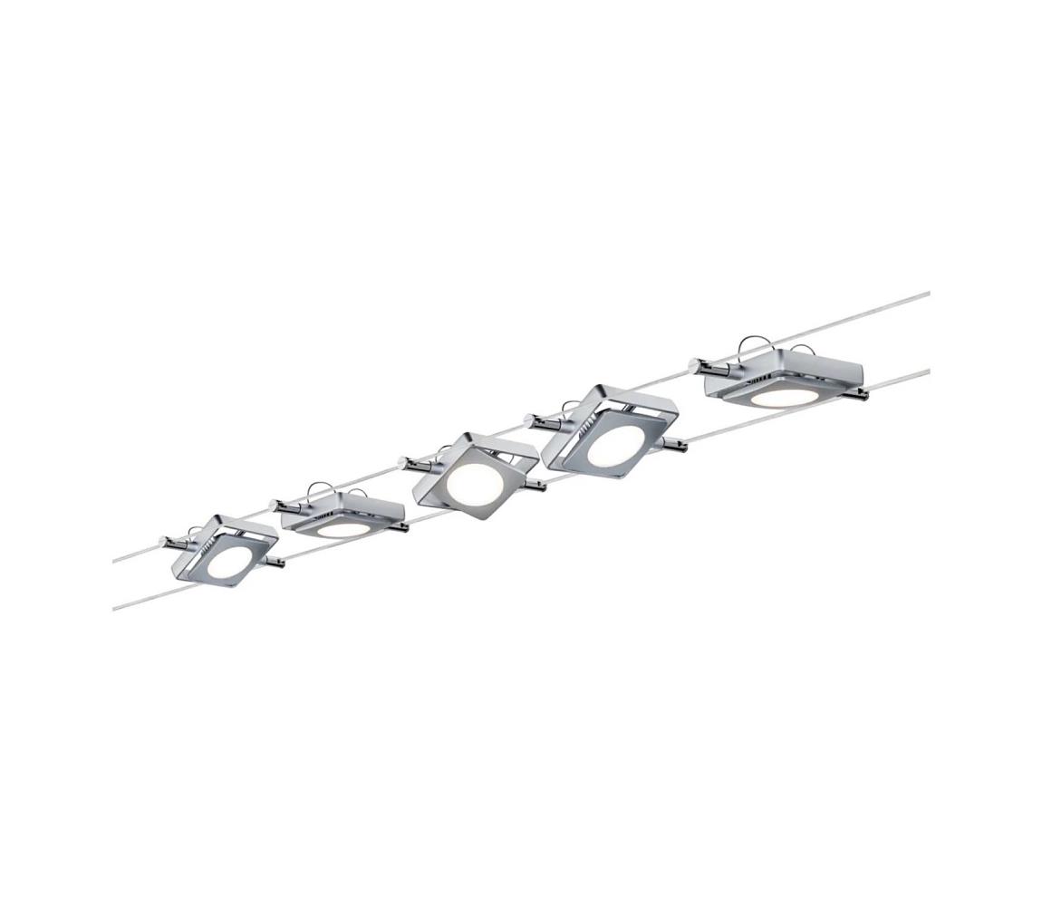 Paulmann 94108 - SADA 5xLED/4,3W Bodové svítidlo MAC 230V matný chrom 94108