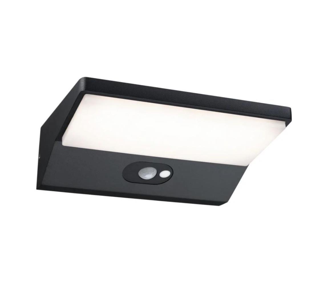 Paulmann 94333 - LED/7,4W IP44 Venkovní nástěnné svítidlo se senzorem HOUSE 230V 94333