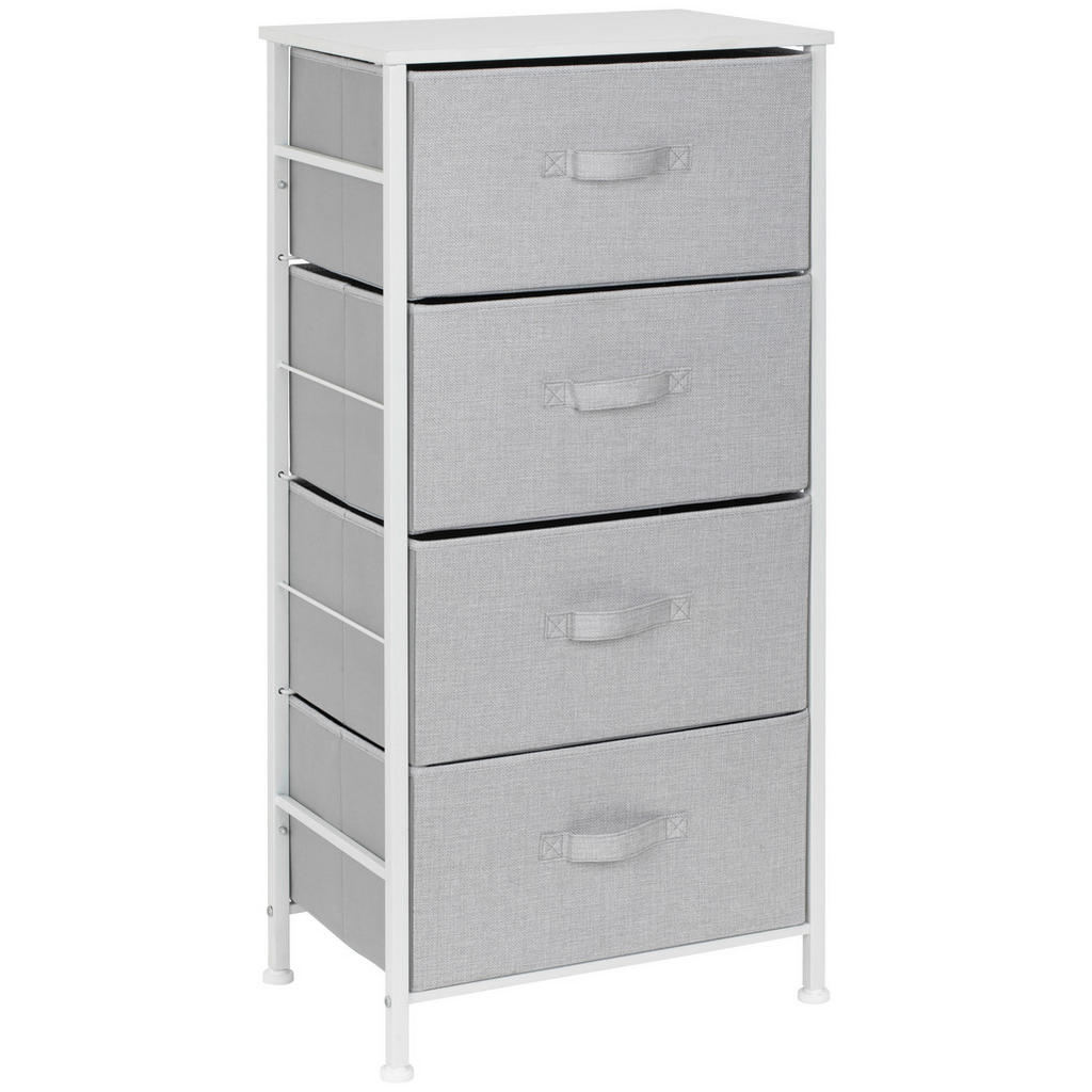 PBJ KOMODA, šedá, bílá, 45/92.5/30 cm