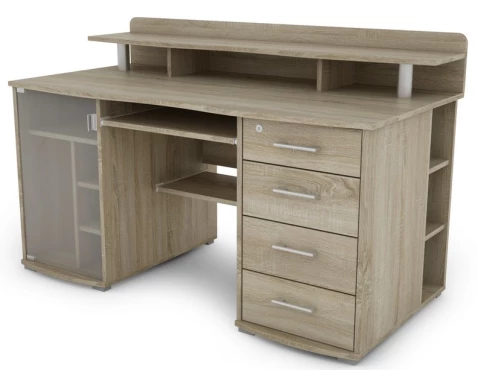 PC stůl Picasso, dub sonoma