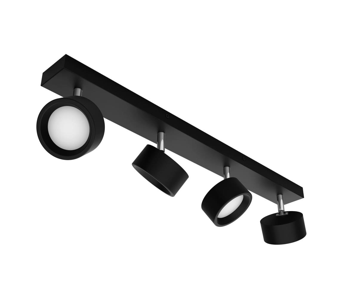 Philips - LED Bodové svítidlo BRACIA 4xLED/5,5W/230V černá 8720169174887