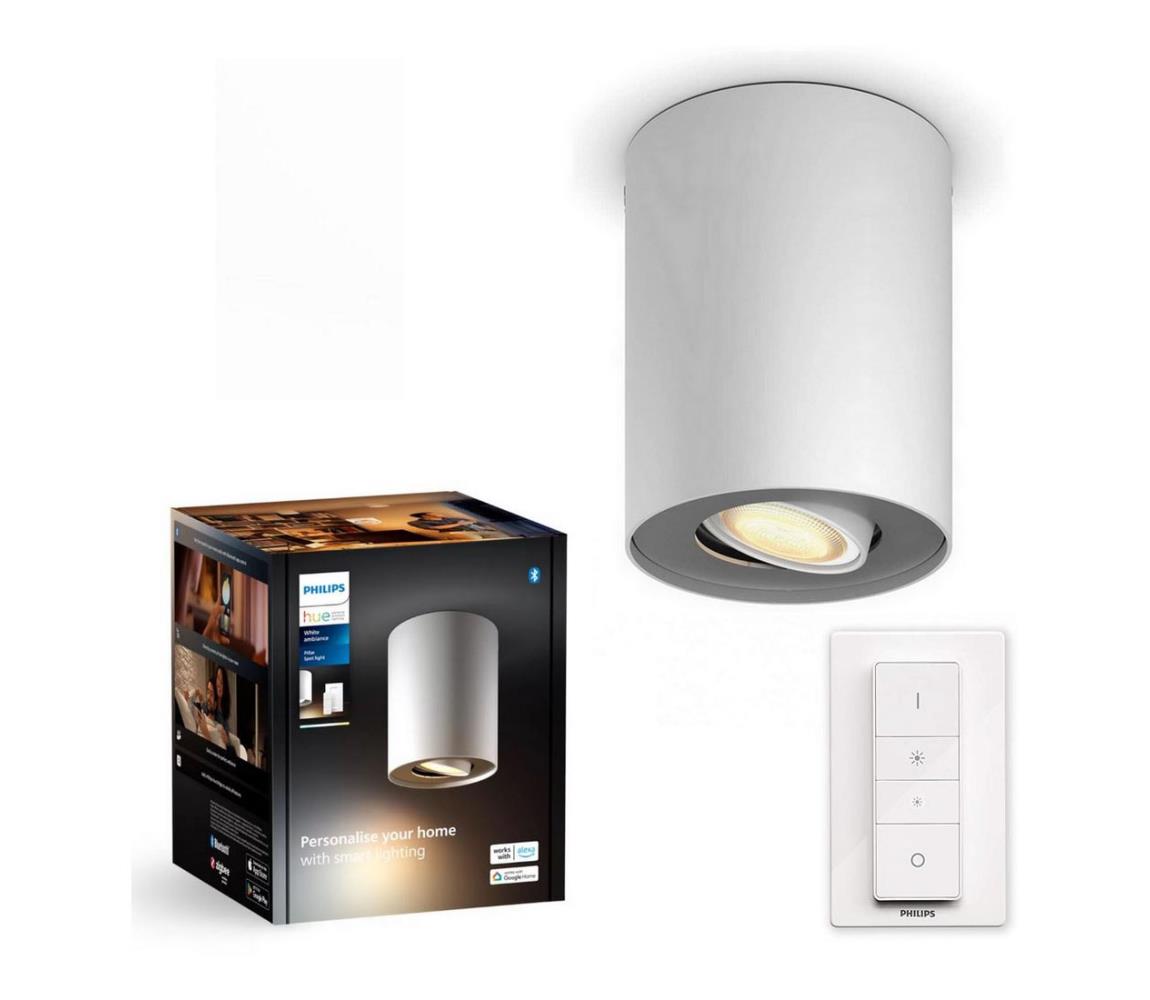 Philips - LED Stmívatelné bodové svítidlo Hue PILLAR 1xGU10/4,2W/230V + DO bílá 8720169320291