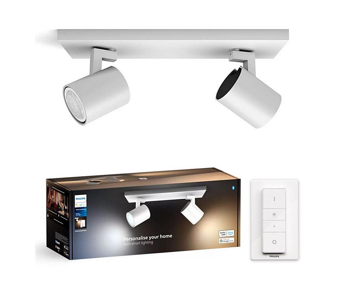 Philips - LED Stmívatelné bodové svítidlo Hue RUNNER 2xGU10/4,2W/230V + DO bílá 8720169320475