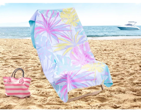 Plážová osuška Wende 90x180 cm, palmy