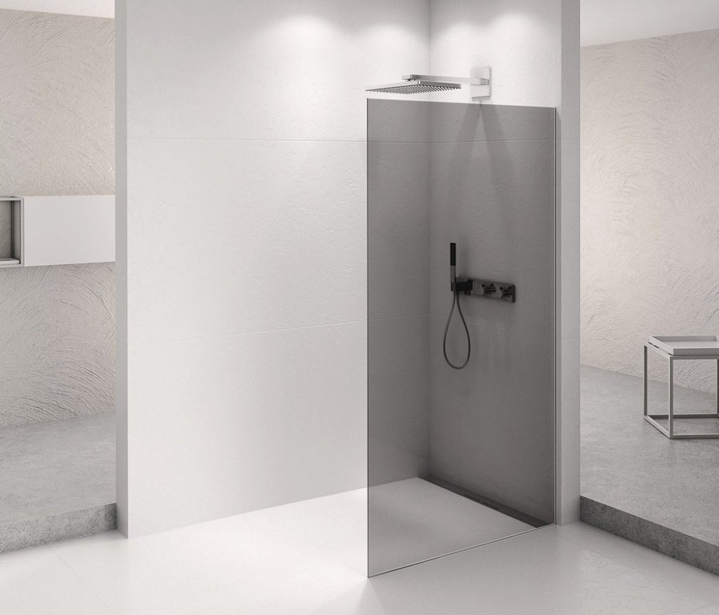 POLYSAN ARCHITEX CHROM sprchová zástěna 662, kouřové sklo AXC70SC