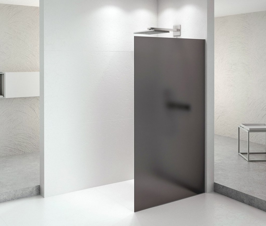 POLYSAN ARCHITEX CHROM sprchová zástěna 762, kouřové matné sklo AXC80SM