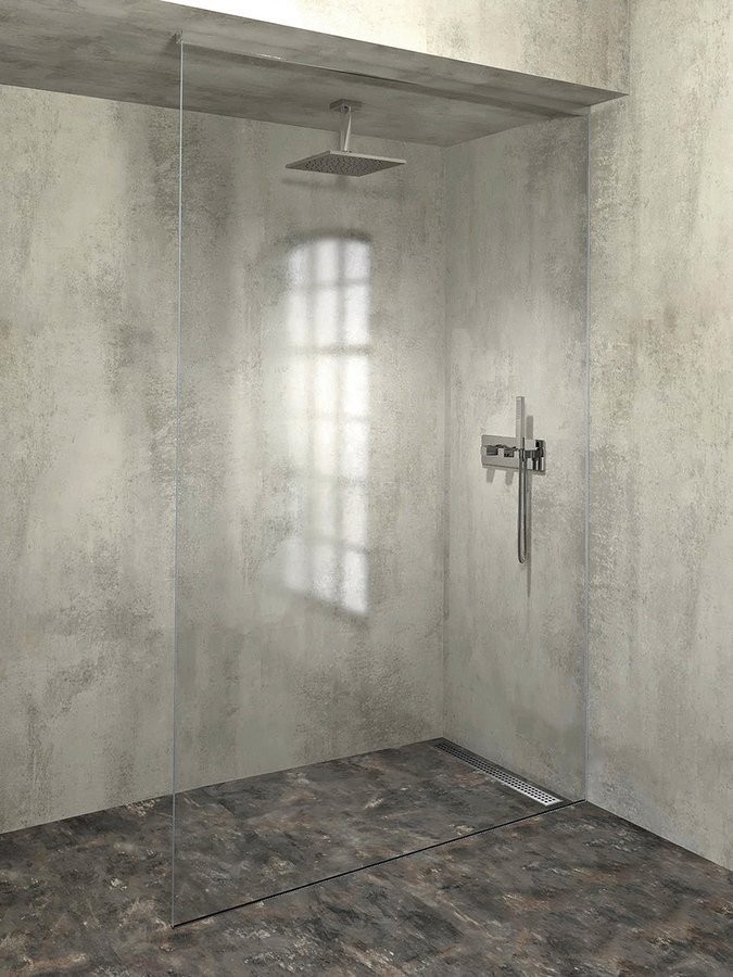 POLYSAN ARCHITEX sada pro neviditelné uchycení skla, podlaha-stěna-strop, 1610x2600, leštěný hliník AL2616