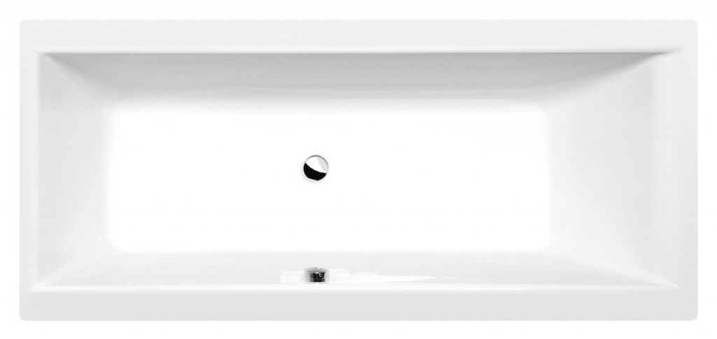 POLYSAN CLEO obdélníková vana 180x80x48cm, bílá 95611