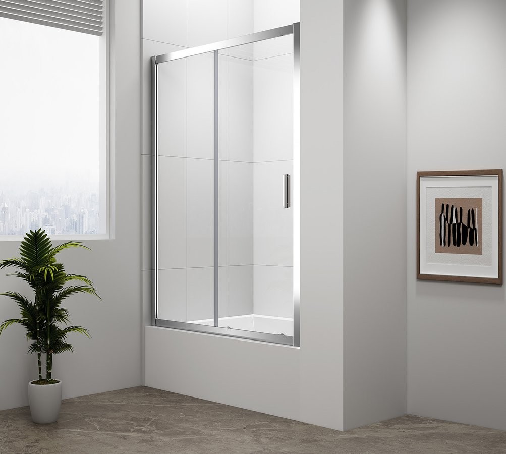 POLYSAN DEEP sprchové dveře 1400x1650, čiré sklo MD1416
